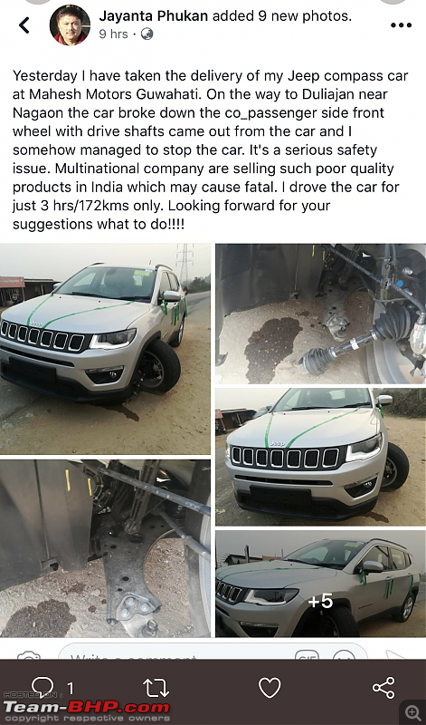 Suspension failure on brand new Jeep Compass. EDIT: Vehicle replaced-screenshot_20180201083539.png