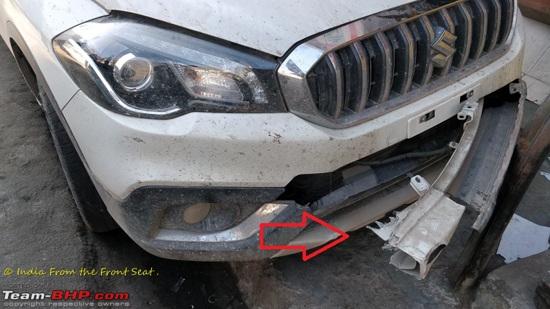 S-Cross' suspicious build: Towing rips out the tow hook & front members -  Team-BHP