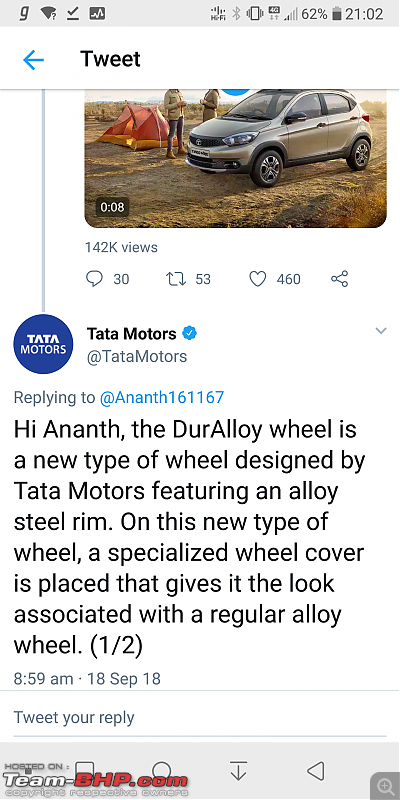 Tata's "DurAlloy Wheel" is actually a steel rim with a plastic wheel cap!-screenshot_20181029210248.png