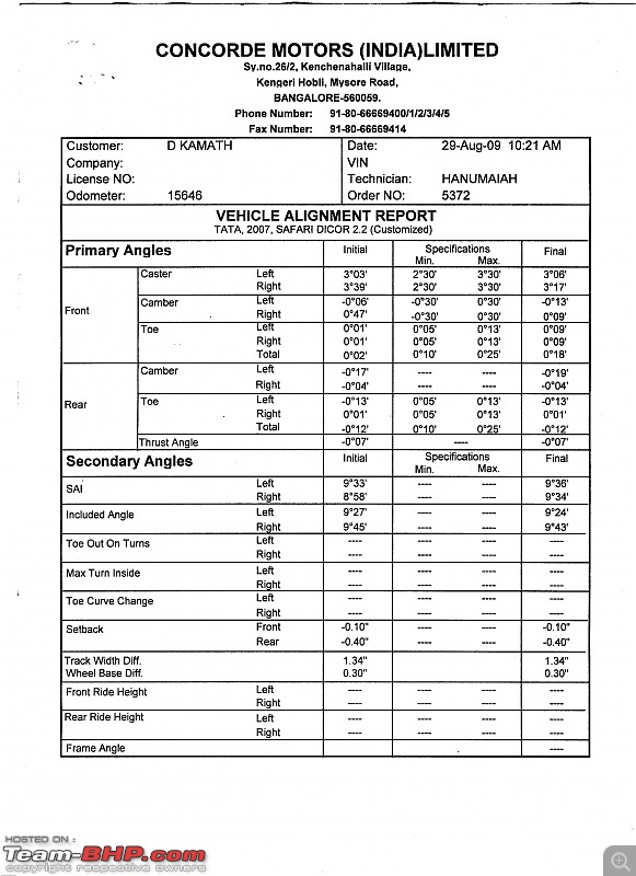 The Tata Safari 2.2L Technical / Problems Thread-alignment_report.jpg