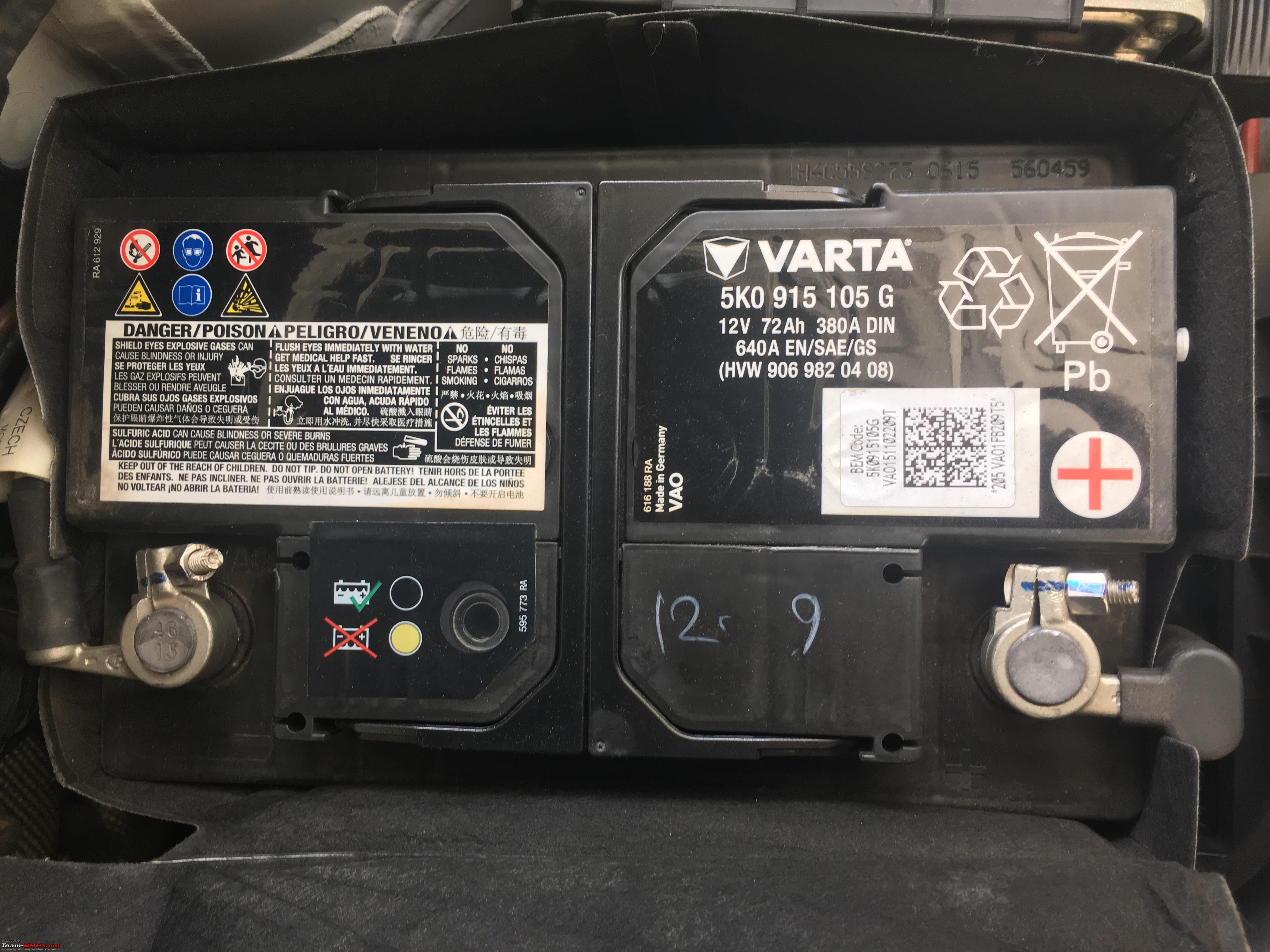 Audi OEM Varta AGM Car Battery - auto parts - by owner - vehicle