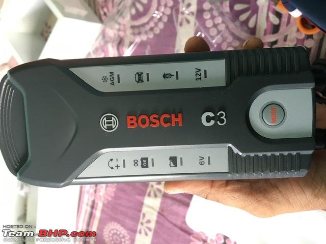 BOSCH C3 Battery Charger - 0 Ah Battery for Car & Bike Price in