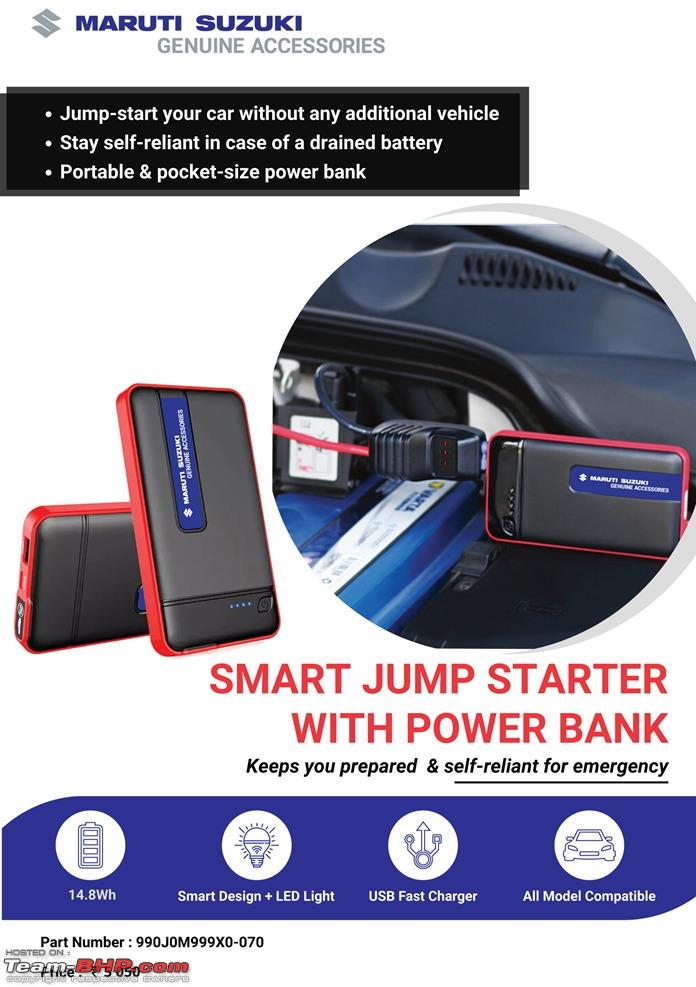 Maruti launches a compact jump starter for cars - Team-BHP