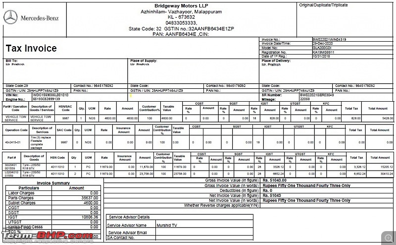 Mercedes GLA 200 CDI: Bolt breaks, repair bill of 1.5 lakhs-b1.jpg