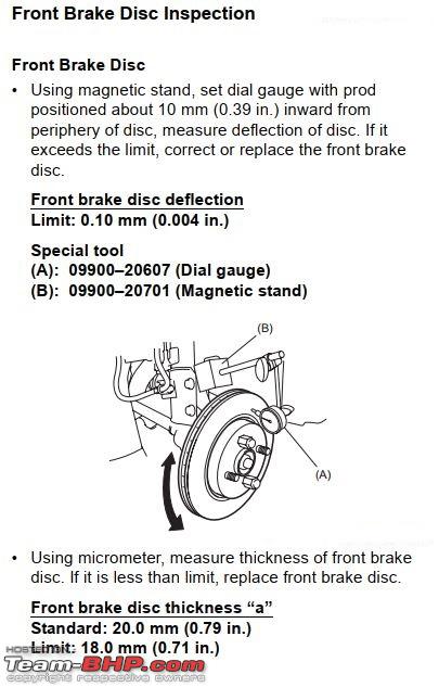 When do brake discs require replacement? - Page 2 - Team-BHP