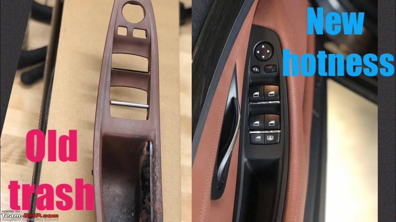 Video: Restored a 30-year old armrest & door handles with carbon