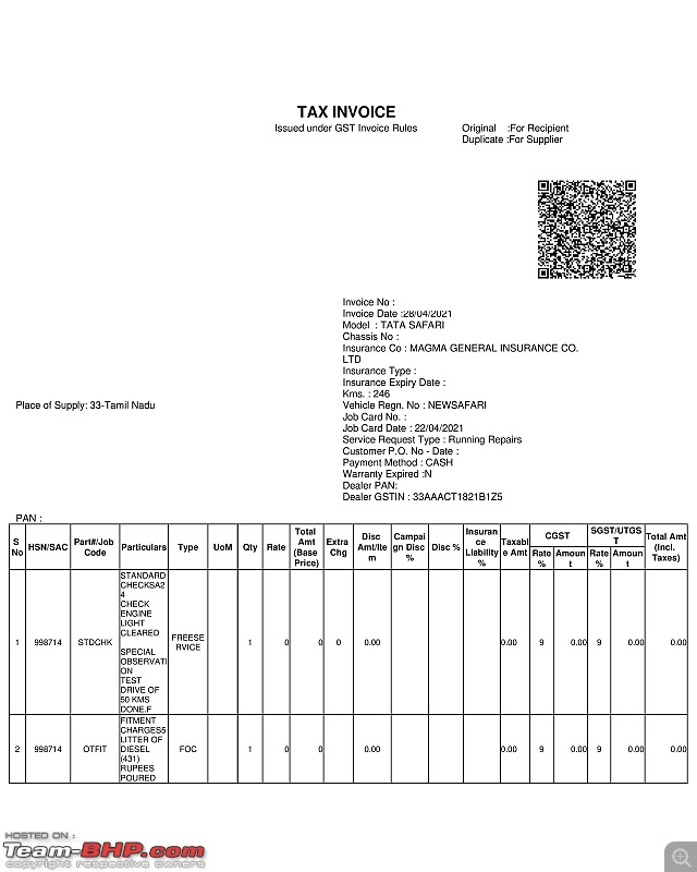 Brand new 2021 Tata Safari | Breakdown on delivery day, problems continue-serv2invoicepage001.jpg