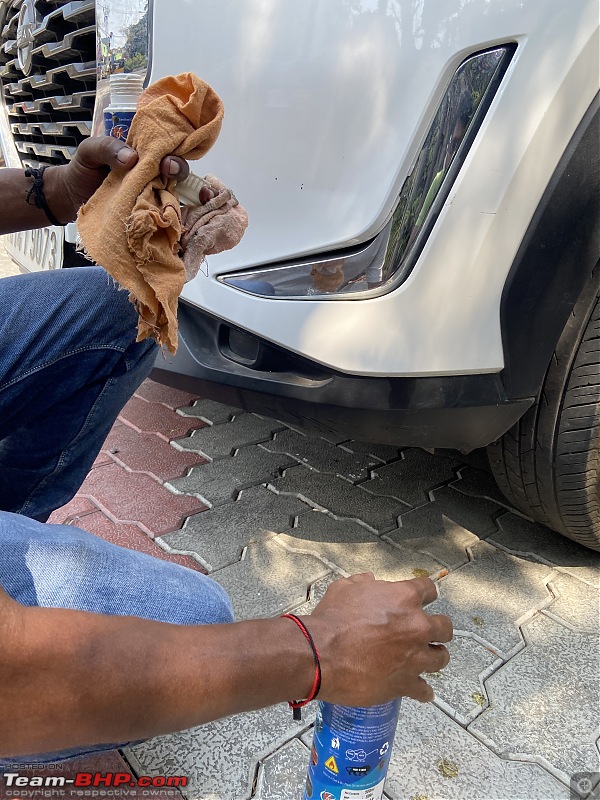 Car scratch removal at HP petrol pump | Mandaveli, Chennai-7.jpg