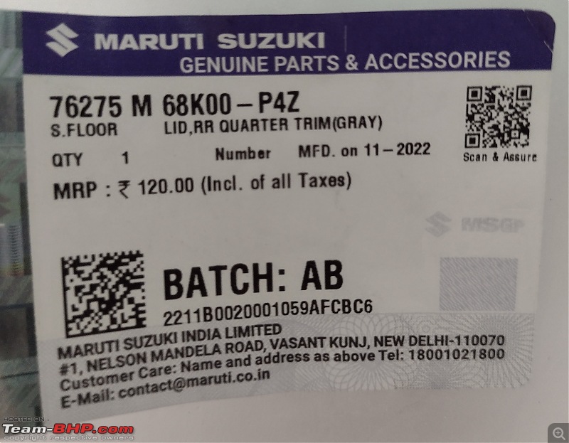 Maruti Genuine Parts (MGP) Catalog: Post your queries here (model list on Pg 1)-img_20230318_1142576552.jpg