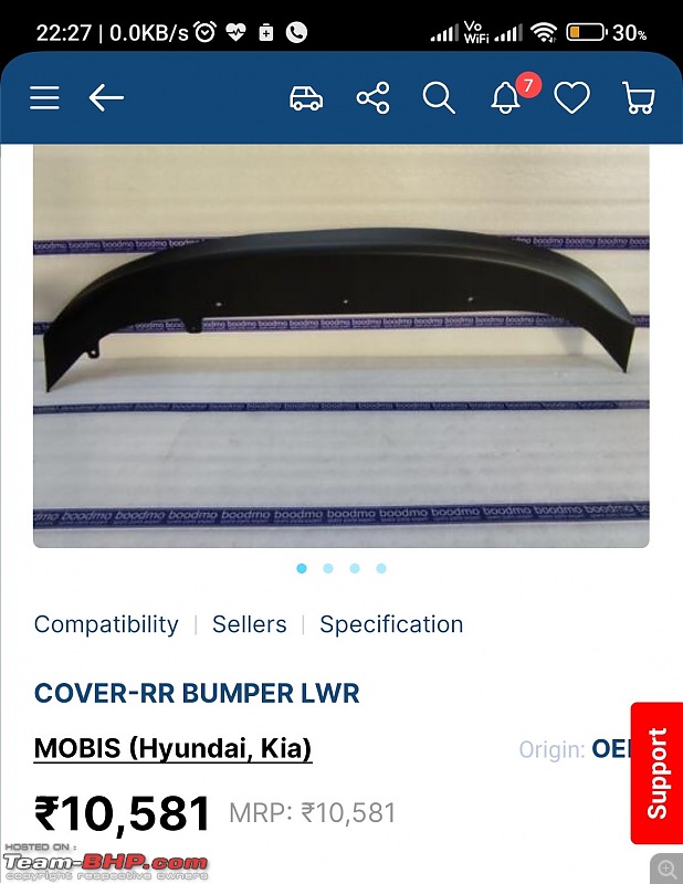 BMW X3 rear bumper dented | Spend 1.2 lakhs, FNG, DIY or Ignore?-screenshot_20231108222731461_com.opsway.boodmo.jpg