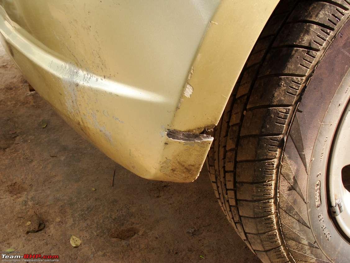 Swift Fender & Bumper Damaged - Repair & Repaint - Team-BHP