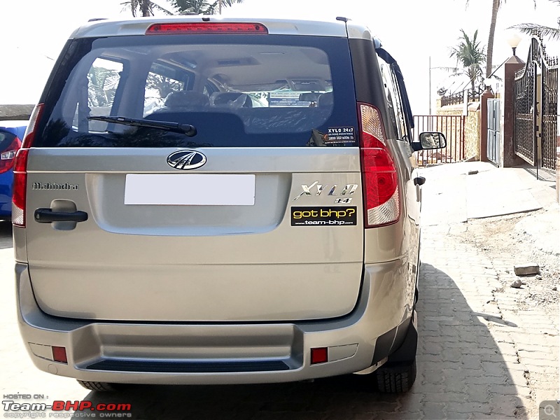 Mahindra Xylo - The Time of our Life @ 17 months / 15000 kms-xylorear.jpg