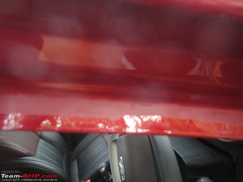 Sita, Red Mahindra XUV5OO W8 joins our Family. EDIT: 1 Year & 35,000 kms up-painttouchup1.jpg