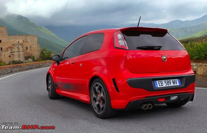 The Red Rocket - Fiat Grande Punto Sport. *UPDATE* Interiors now in Karlsson Leather-lfiatpuntoevoabarthrearred.jpg