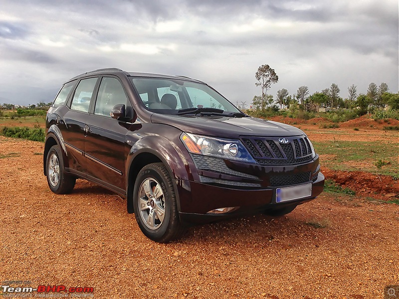 My Opulent Purple Mahindra XUV500 W8 FWD - Going with the heart-f3q.jpg