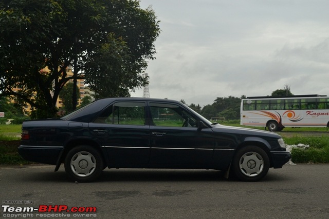 The legendary W124 comes home - Mercedes E250D-side.jpg