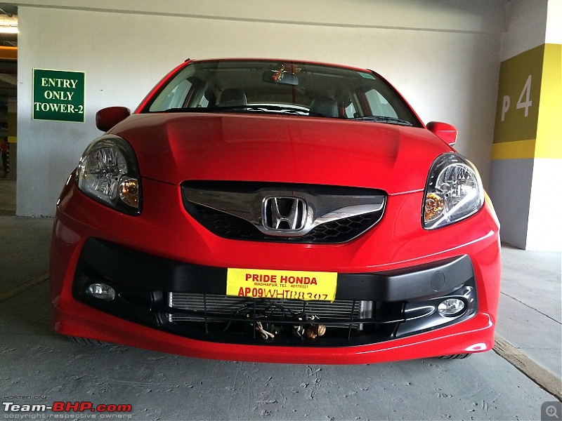 Got Brio'RED': Honda Brio VX Automatic-first-service-5.jpg