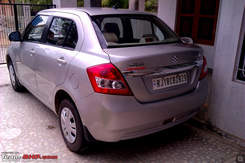 DZire gets fulfilled : 2013 Silky Silver Maruti DZire Vxi-imag0519.jpg