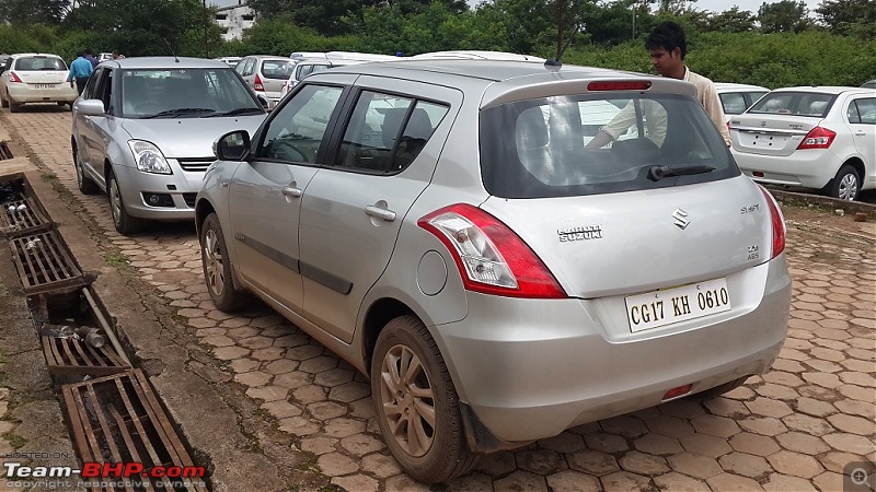 Happy Birthday Dad - From all of us and your Maruti Swift ZXi! EDIT: 10,000 km up!-20140909_101307.jpg