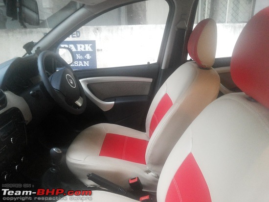 Raje, The King - My Renault Duster 110PS RxL-dusterfrontseat.jpg