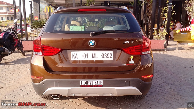 Stepping into luxury: Our new BMW X1-rear.jpg