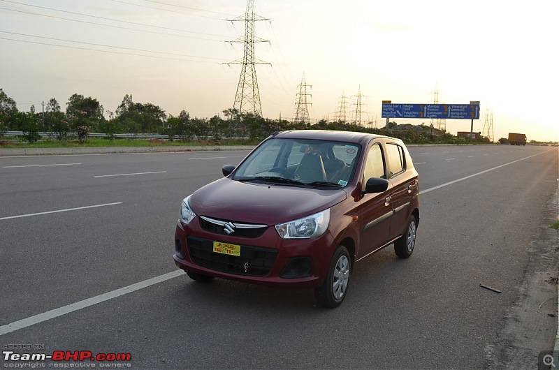 'Chasing Life' with our Maruti Alto K10 VXi AMT (Fire Brick Red). EDIT: 10,000 km up-5.-front-3-quarter-left.jpg