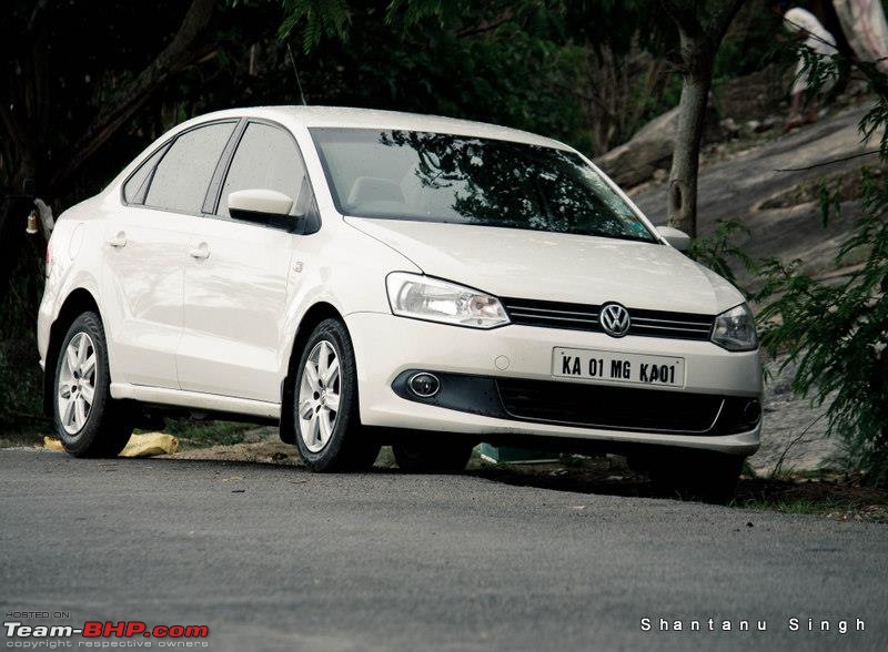 My white shadowfax arrives: Volkswagen Vento TDI HL ownership review-2.jpg