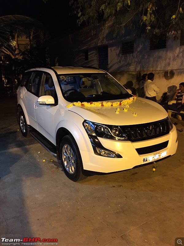 The New Age Mahindra XUV5OO W8 FWD - My Battle Cat's Roar EDIT: Now sold!-pooja_number_fudged.jpg