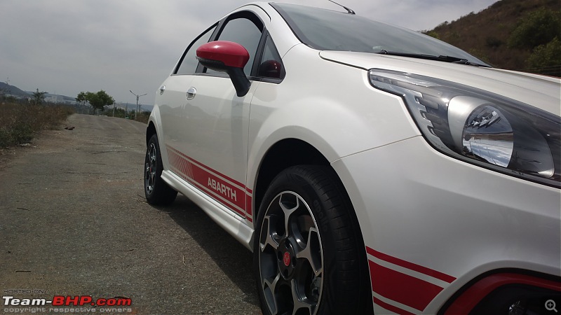 The White Scorpion - Fiat Abarth Punto EDIT: Sold!-view-front-prominence-side-tires.jpg