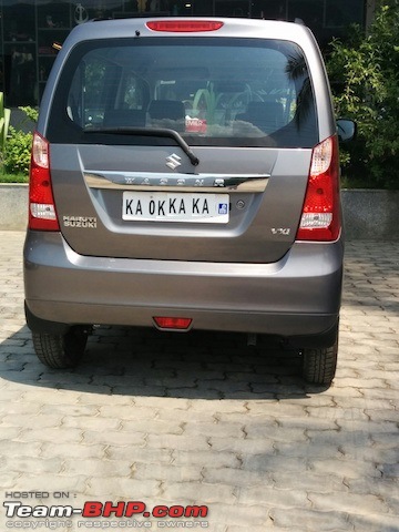 Our 2016 Glistening Grey Maruti WagonR VXi - Waggy meets Dizzy-tailgate.jpg