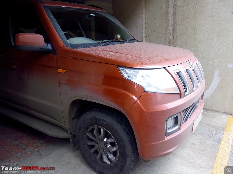 Orange Tank to conquer the road - Mahindra TUV3OO owner's perspective-img_20160730_083139.jpg