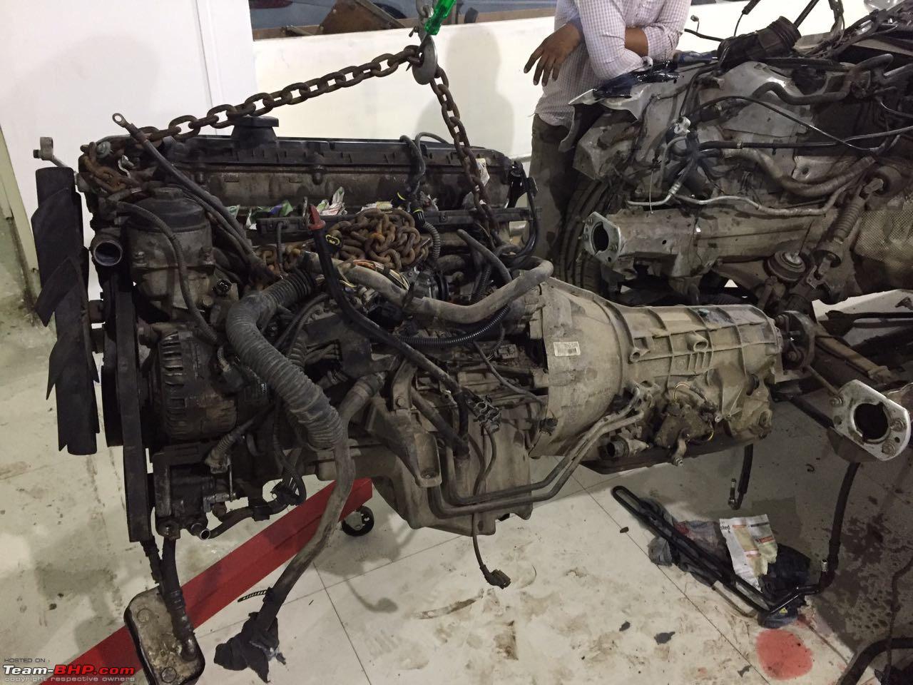 bmw e46 318i engine removal