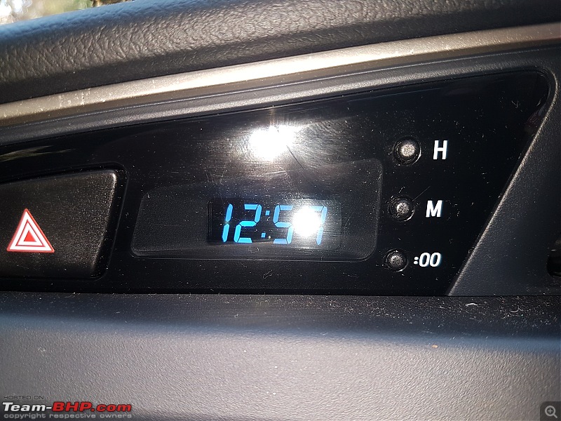 Toyota Innova Crysta 2.4 GX ownership review. EDIT: 10,000 km service done-digi-clock.jpg