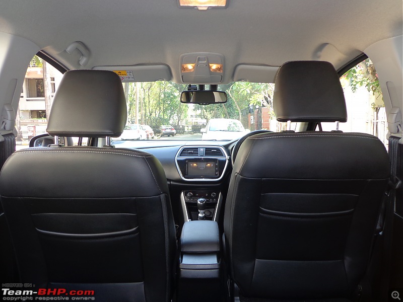 CROSSing the line: My pre-worshipped Maruti S-Cross 1.6 Alpha-076-view-rear-passenger-seat-storeag.jpg