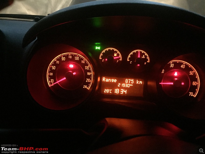 My Pearl White Fiat Punto Evo 90 HP - An honest report-range.jpg