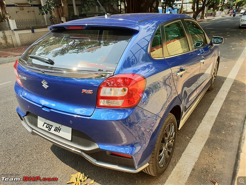 My Urban Blue Maruti Baleno RS-rear-34.jpg