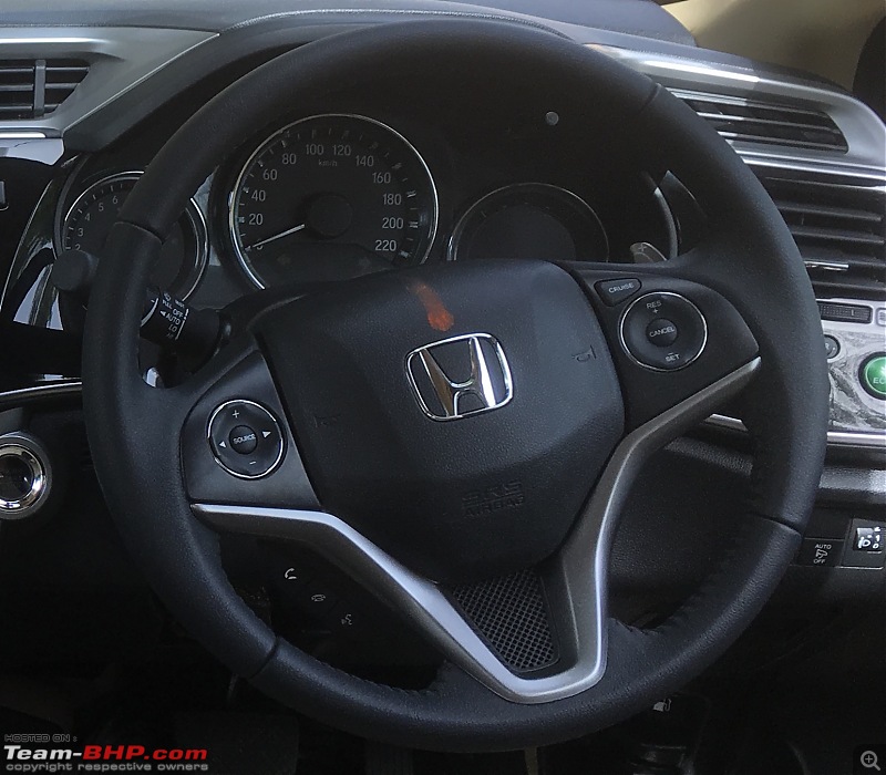 The Legacy Continues: White Orchid Pearl Honda City i-VTEC ZX Automatic-steering.jpg