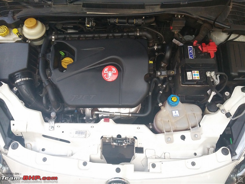 Owning a Fiat Abarth Punto - A car with character. EDIT : 50,000 km completed!-enginebay1.jpg