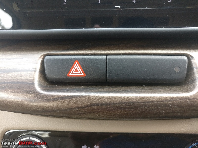 Review: My 2018 Maruti Suzuki Ertiga ZXi AT-19.-hazard-switch-security-led-light.jpg