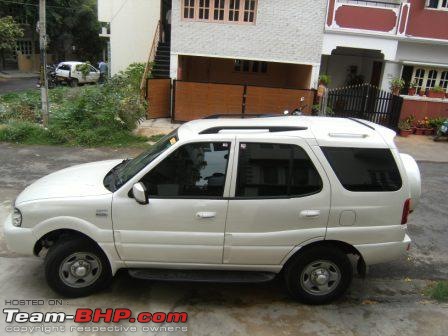 Finally my Bull comes home. A TATA Safari 2.2 VTT Ex 4X2 Pearl White-dscf1388.jpg