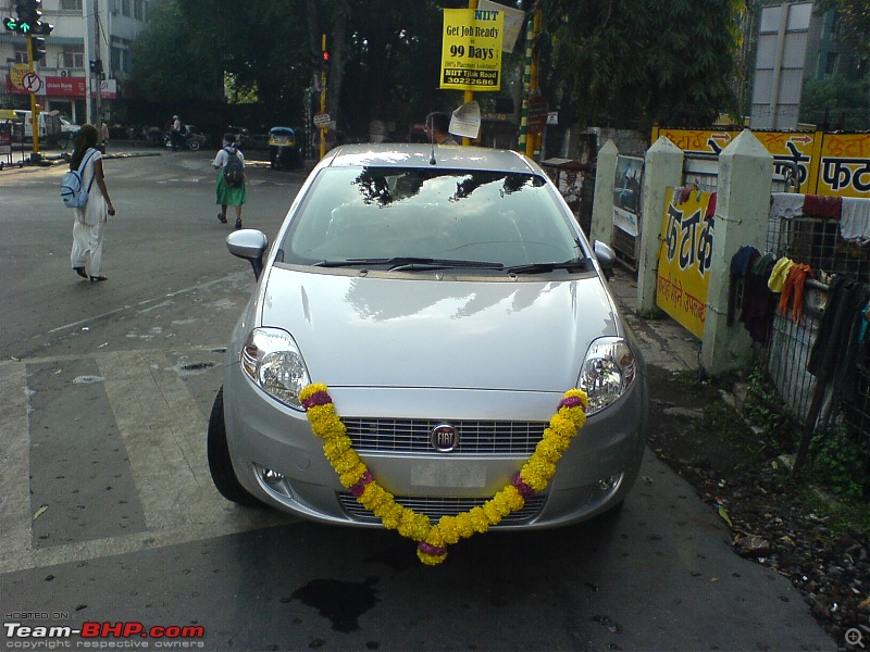 Fiat Punto 1.4 FIRE (Emotion Pack) from Pandit Auto (Pune). Edit: First Service done-dsc00222.jpg