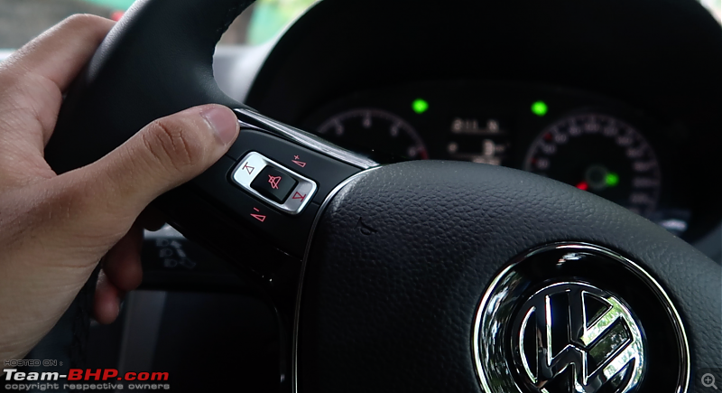 Review: Driving home our Sunset Red VW Polo Highline+ TSI Automatic-volume-controls.png