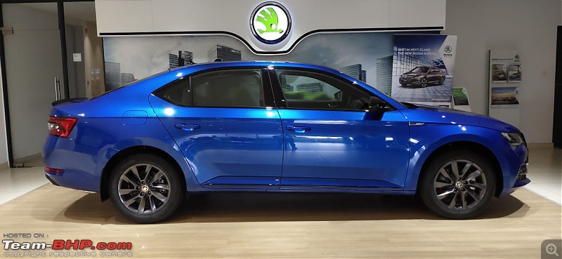 Nightwing, a 'Superb' choice | My Skoda Superb Sportline in Race Blue-showroom.jpeg