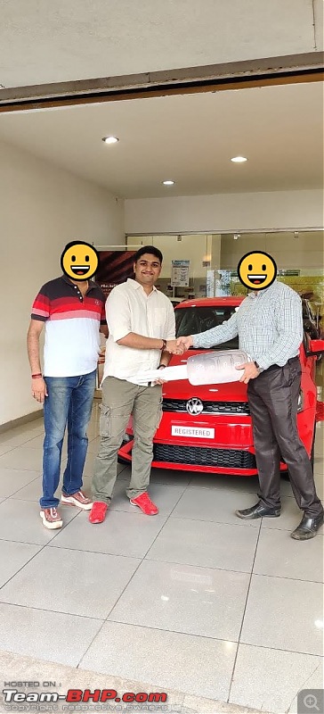 Getting Red Rascal Home | My 2021 VW Polo Highline+ TSI MT | Ownership Review-dday-grin.jpg