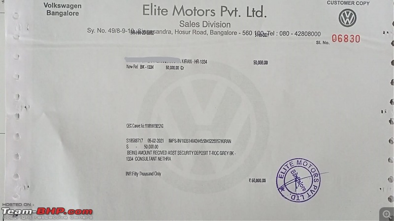 Volkswagen T-Roc : Ownership Review-booking-amount.jpg