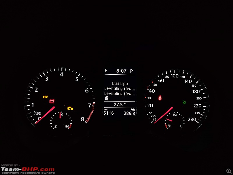 Review: Driving home our Sunset Red VW Polo Highline+ TSI Automatic-dm-music-cluster.jpg