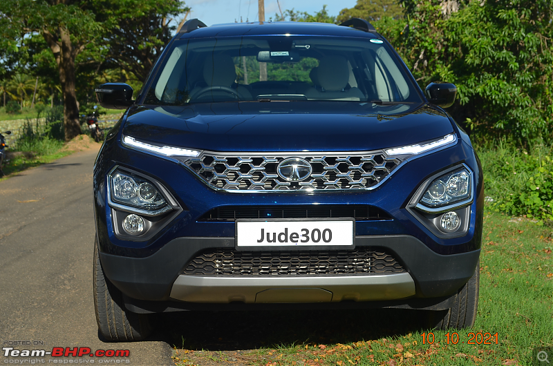 Sapphire  My Royal Blue 2021 Tata Safari XZA 7-seater (AT) Ownership Review-01a-front.png