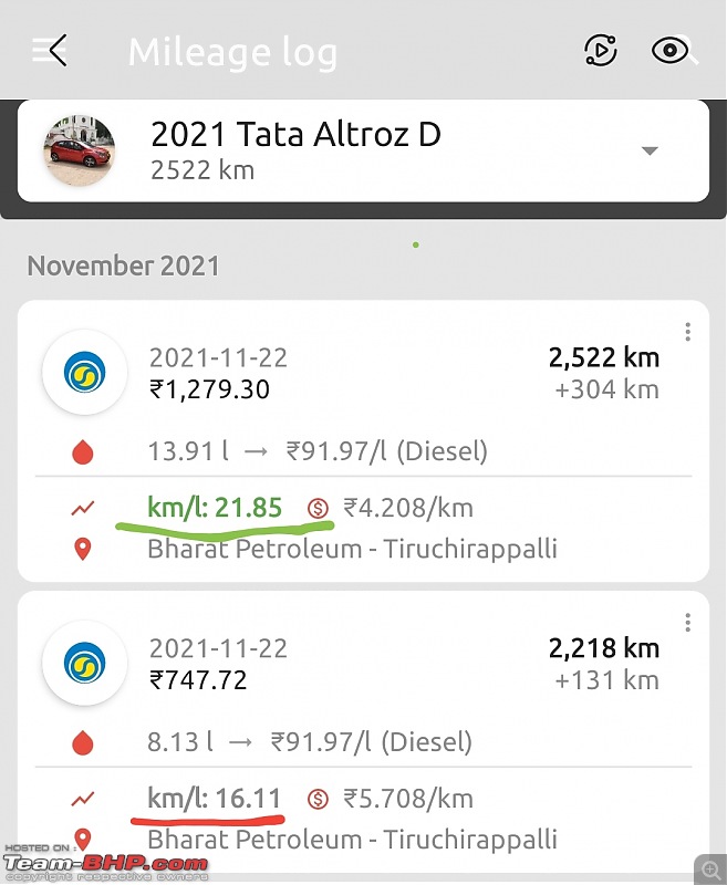 Prassy's 1st Small Tata | 2021 Altroz XZ+ 1.5L Diesel | Ownership Review | 80,000 km update-screenshot_20211122214430_gallery.jpg