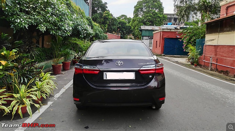 Review of our new steed | A pre-owned 2018 Toyota Corolla Altis-rear.jpeg
