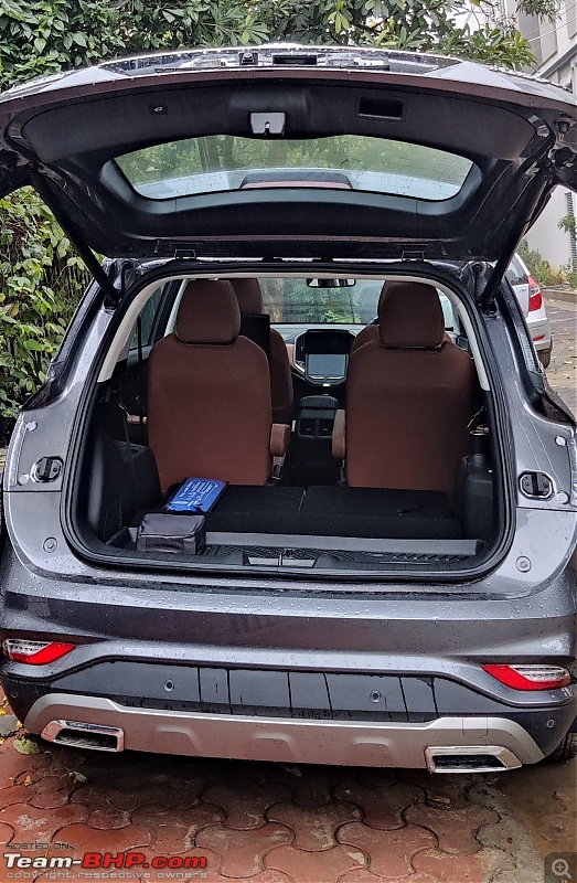 Adventures of our Grey Goose - MG Hector 6 seater Sharp Diesel Ownership Review-tailgateopen.jpg
